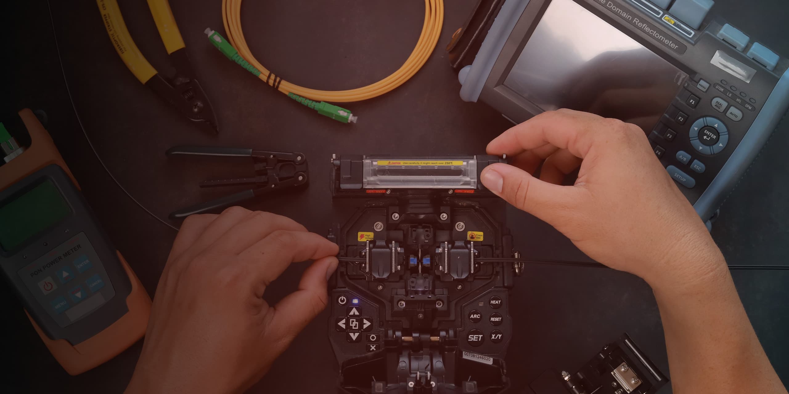 Výstavba optických sítí